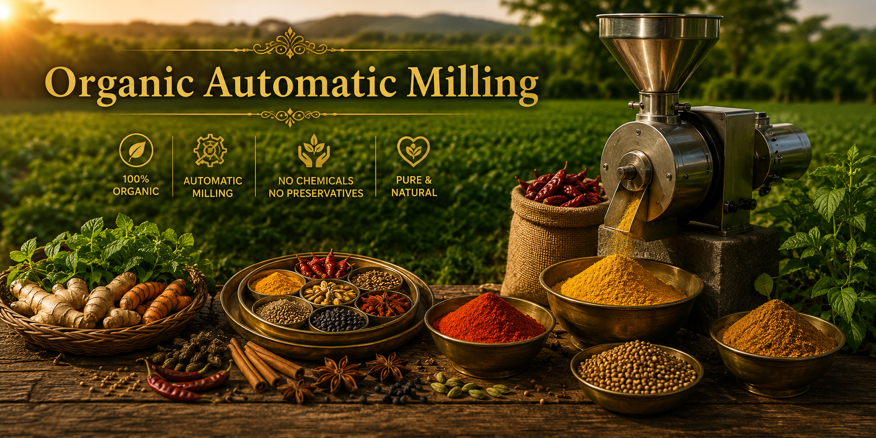 Organic Automatic Milling Facility